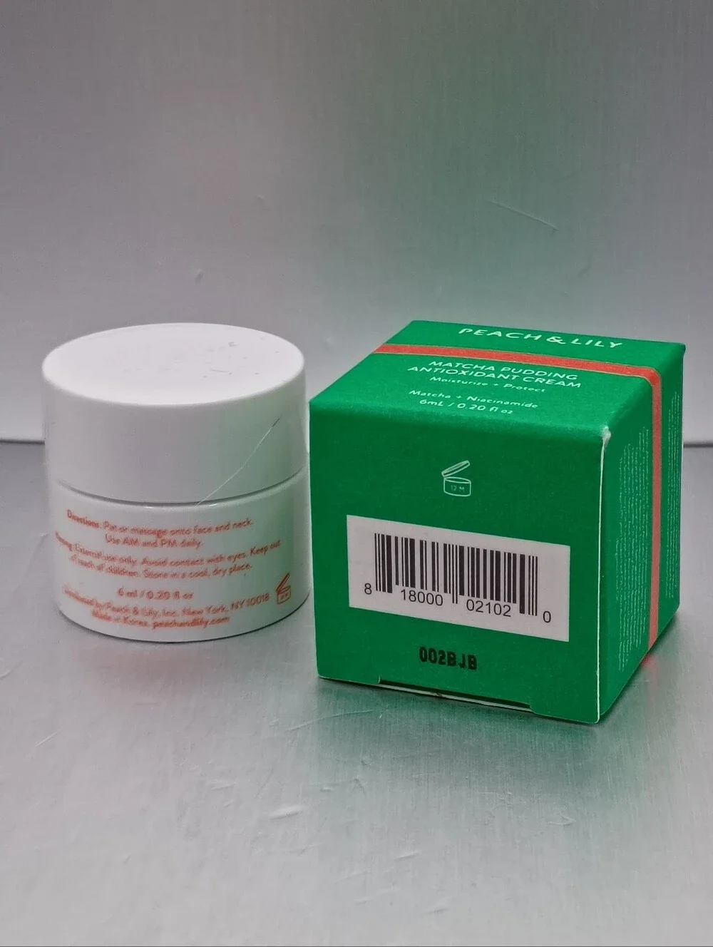 5 For $25 Item🌸 Peach & Lily Matcha Pudding Antioxidant Cream